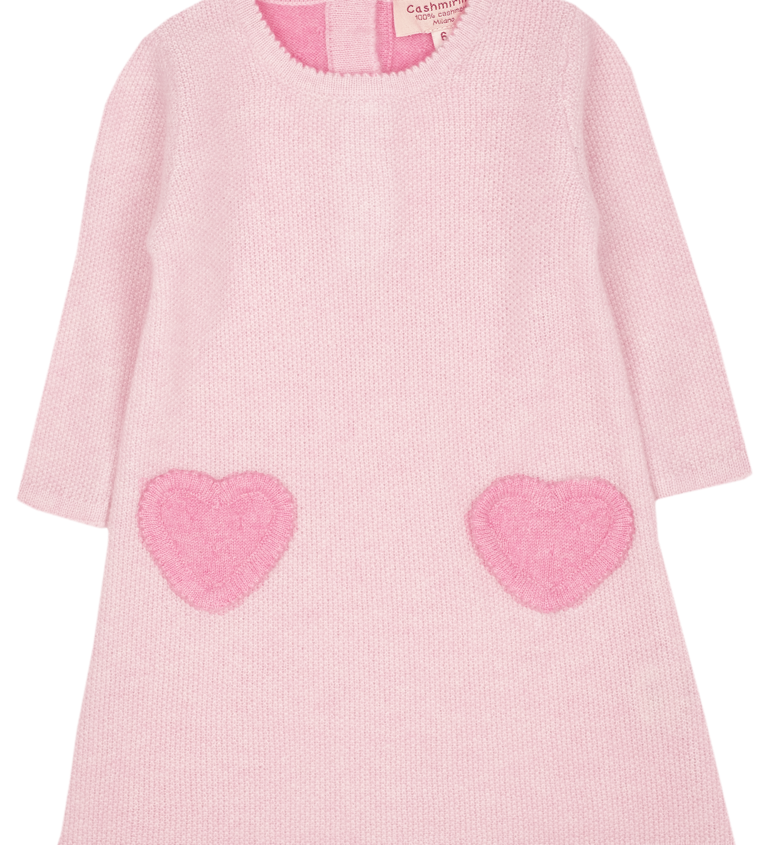 Baby Girl - Maya 100% Cashmere Knee Length Dress