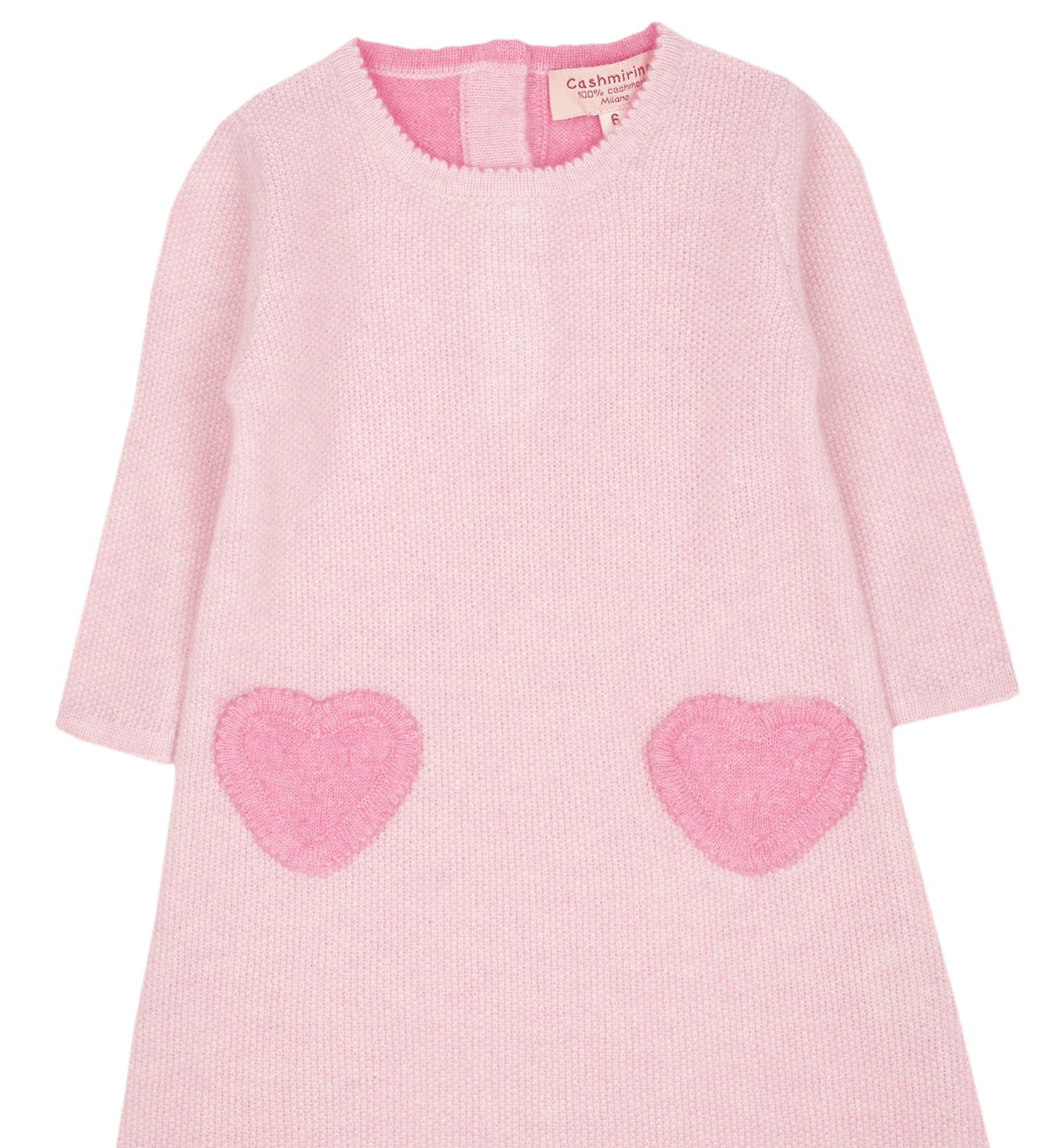 Girl - Maya 100% Cashmere Knee Length Dress
