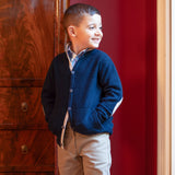 Boy - Raymond 100% Cashmere High Neck Cardigan