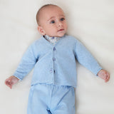 Baby Boy - Roberto 100% Pima Cotton V-Neck Cardigan
