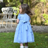 Girl - Rosina Hand-Embroidered Silk Chiffon Dress