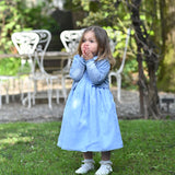 Girl - Rosina Hand-Embroidered Silk Chiffon Dress