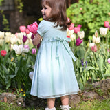 Girl - Rosina Hand-Embroidered Silk Chiffon Dress