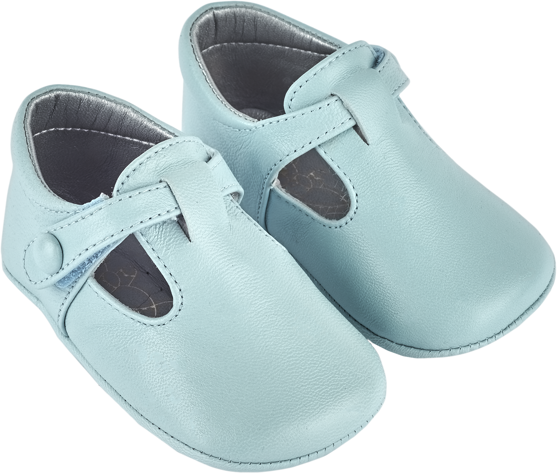 Baby Boy - Arthur 100% Leather Crawling Shoes with Cut Outs
