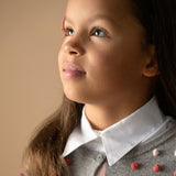 Girl - Sabine 100% Cotton Blouse with Pleats