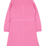 Girl - Cashmere Long Boxy Coat Cardigan With Belt