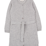 Girl - Cashmere Long Boxy Coat Cardigan With Belt