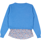 Jumper with shirt detail