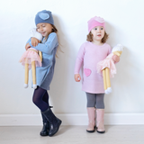 Girl - Maya 100% Cashmere Knee Length Dress