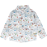Baby Boy - Davide 100% Cotton Classic Shirt in Playtime Prints
