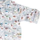 Baby Boy - Davide 100% Cotton Classic Shirt in Playtime Prints