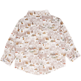 Baby Boy - Davide 100% Cotton Classic Shirt in Playtime Prints