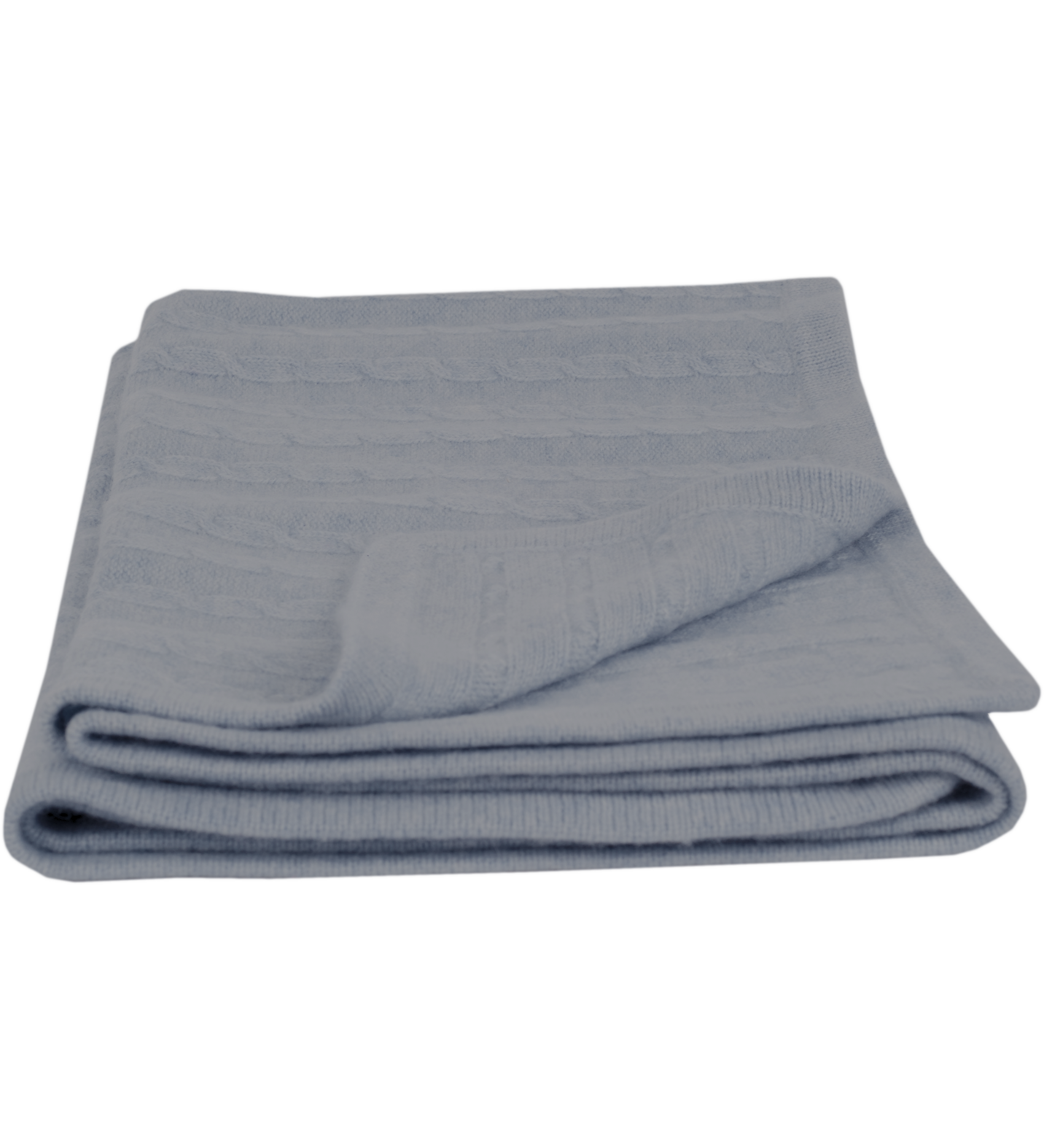 Unisex - Peyton Classic Cable Knit Cashmere Blanket
