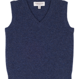 Baby Boy - LMGILV167 100% Cashmere Sleeveless Cardigan
