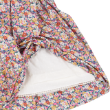 Cashmirino Vintage Daisies Girl liberty printed midi dress