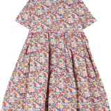 Cashmirino Vintage Daisies Girl liberty printed midi dress