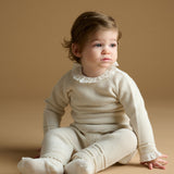 Baby Girl - Sevilla Royal Alpaca Jumper & Trouser Set – Hand-Embroidered, 2-Piece