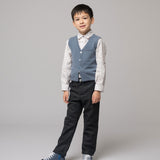 Boy - Ted 100% Wool Skinny lined Trousers