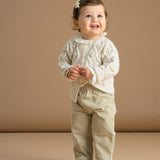 Baby Girl - Lala Cotton Pull-On Trousers