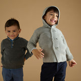 Unisex - Logan Alpaca Double Breasted Coat Cardigan