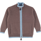 Baby Boy - Jorge 100% Cashmere High Neck Cardigan