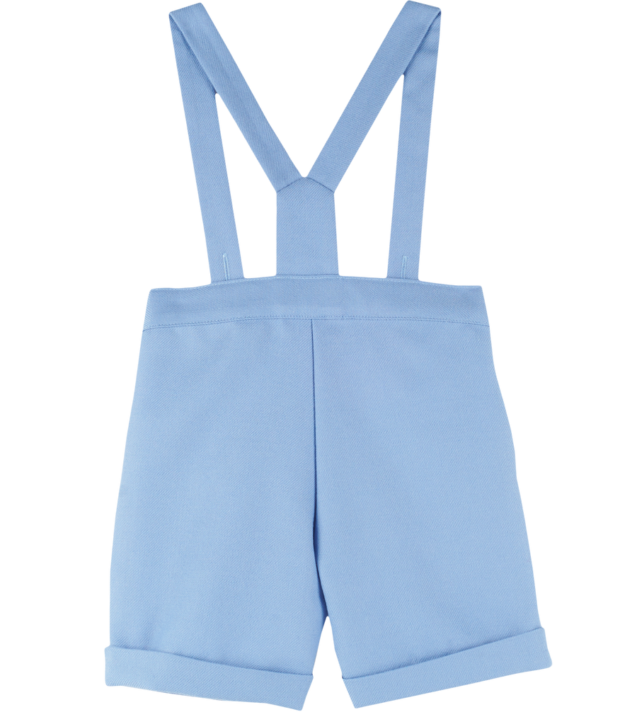 Baby blue shorts with braces outlet