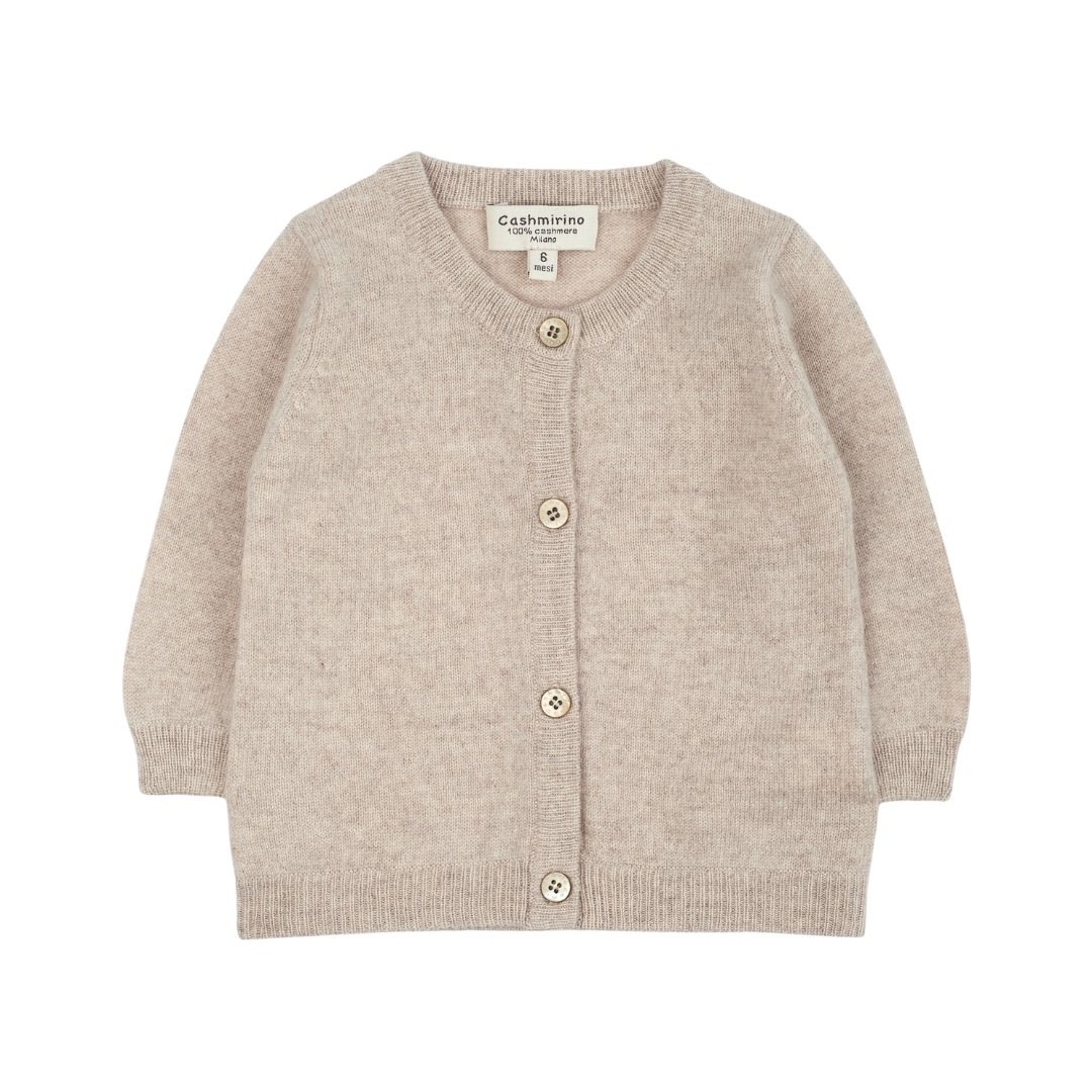 Baby Girl - Sofi Classic Baby Girl Cardigan in 100% Lightweight Cashmere – Everyday Softness & Comfort