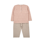 Baby Girl - Segovia Royal Alpaca Jumper & Trouser Set – Hand-Embroidered, 2-Piece