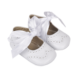 Baby Girl - Holly Leather Crawling Shoes With Bow
