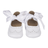 Baby Girl - Holly Leather Crawling Shoes With Bow