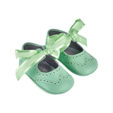 Baby Girl - Holly Leather Crawling Shoes With Bow