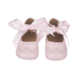 Baby Girl - Holly Leather Crawling Shoes With Bow