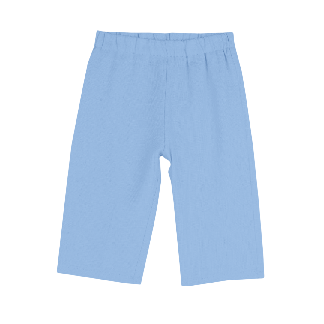 Baby Girl - Daphne 100% Linen Pull-On Trousers