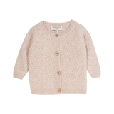 Baby Girl - Esme 100% Cashmere Cardigan with Diamond Pattern