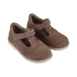 Mimi Baby Girl – Suede Mary Jane Shoes with Cut-Out Inserts