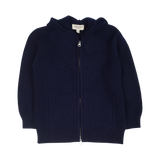 Girl - Vera 100% Cashmere Cardigan Hoodie with Zip Fastening