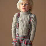 Boy - Noah 100% Wool Shorts with Braces