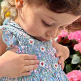 Baby Girl - Yvette Hand-Smocked Floral Dress - A Work of Art in Bloom
