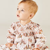 Baby Girl - Amrita Set –  with Matching Bloomers in Liberty Jungle Parade Print