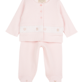 Baby Girl - Marli Pima Cotton Baby Set with Smocking & Hand-Embroidered Details