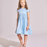 Girl - Leather Ballerina Shoes with Strap And Popper Button