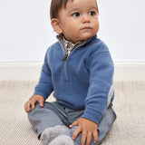 Baby Boy - Sebastian 100% Cashmere High Neck Jumper