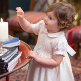 Baby Girl - The Crystal Dress – A Hand-Embroidered Silk Treasure