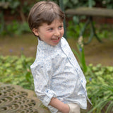 Boy - Davide  Cotton Classic Collar Shirt in Liberty Prints