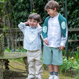 Boy - Davide  Cotton Classic Collar Shirt in Liberty Prints