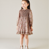 Girl - Elodie Liberty Print Smocked Dress – 100% Cotton