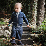 Baby Boy - Emanuele 100% Cashmere High Neck Cardigan