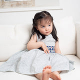 Baby Girl - Evelyn 100% Cotton Hand Embroidered Smocked Dress