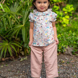 Girl - Khloe Linen Cotton Blend Pull-On Trousers