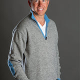 Men - Leon 100% Premium Cashmere High Neck Jumper